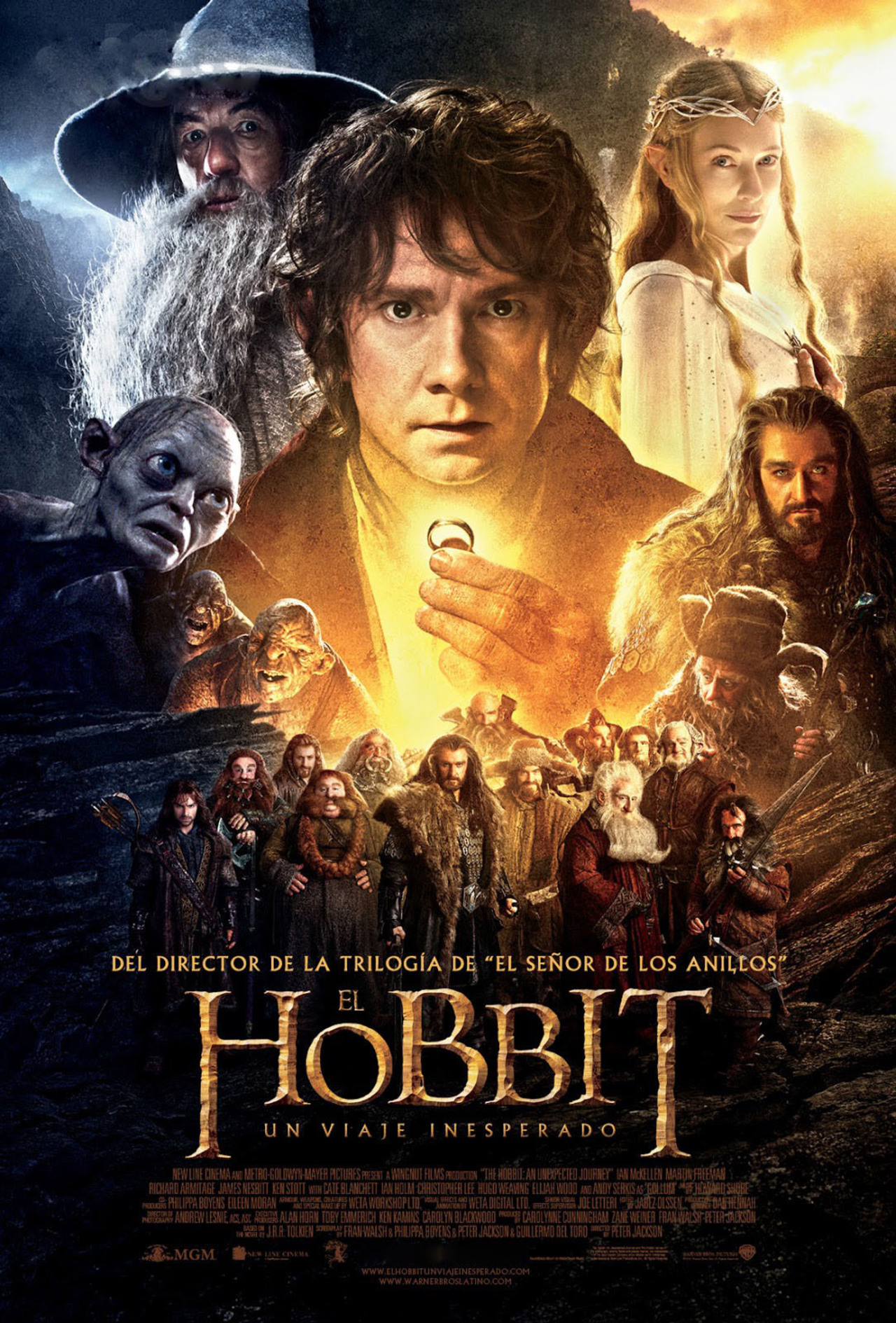 El Hobbit Un Viaje Inesperado Pelicula Blu-ray + Dvd