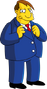 El Alcalde Diamante también en Los Simpson (algunos episodios).