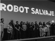 Equipo del doblaje de la película en una función especial en la Cineteca Nacional en la Ciudad de México.