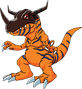 Greymon y sus digievoluciones en Digimon: Digital Monsters, Digimon 02, Digimon Fusion y Digimon Adventure: La última evolución Kizuna.