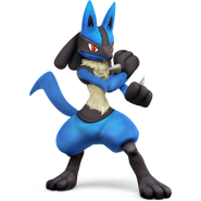 Lucario en Pokémon: Lucario y el Misterio de Mew.