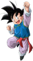 Goten (niño) también en la franquicia de Dragon Ball.