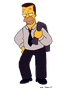 Herb Powell en su primera aparición en Los Simpson.