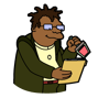 Hermes Conrad en Futurama (temps. 1-4, 8-).