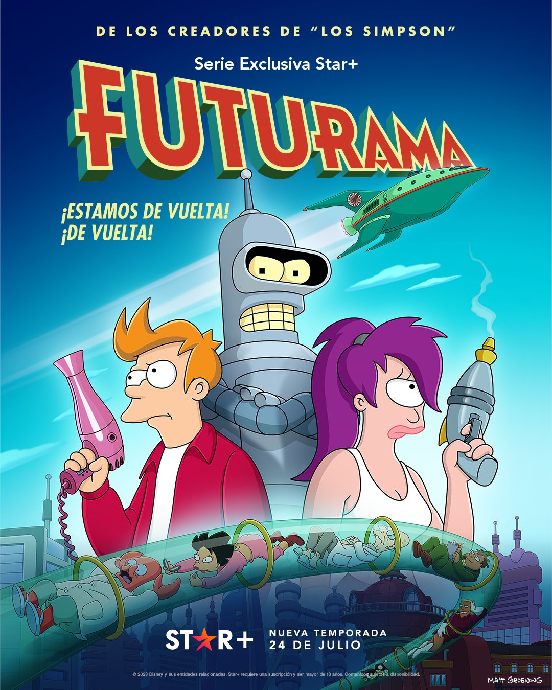 Un avance fijó la fecha de estreno para la nueva temporada de Futurama - La  Tercera