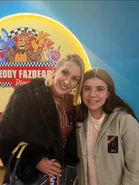 Romina Marroquín Payró y Espinosa en la premiere.