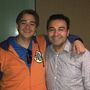 Foto N.º 9. Con Mario Castañeda, voz de Goku.