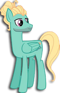 Zephyr Breeze también en My Little Pony: La magia de la amistad.