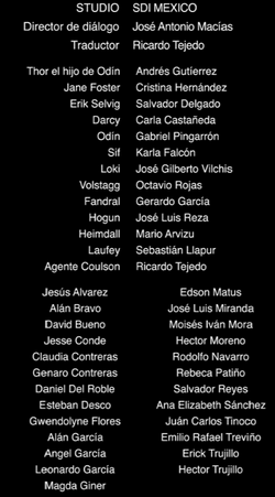 Marvel Cinematic Universe MX - Thor Elenco Chris Hemsworth: Thor Natalie  Portman: Jane Foster Tom Hiddleston: Loki Anthony Hopkins: Odin Stellan  Skarsgård: Erik Selvig Kat Dennings: Darcy Lewis Clark Gregg: Phil Coulson