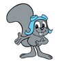 Rocket "Rocky" J. Ardilla en el redoblaje de Las aventuras de Rocky y Bullwinkle.