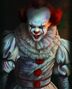 Pennywise (Bill Skarsgård) en IT (Eso) e IT - Capítulo dos.