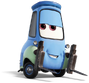 Guido en Cars: Aventuras en el camino.