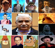 Tributo a Pedro D, Aguillón Jr por su trayectoria en el doblaje de voz con sus personajes más recordados en el doblaje.