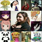 Carolina Cortés y Sus Personajes Hecho Por Frost Rider 