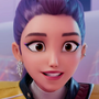 Rumi en Las guerreras k-pop.