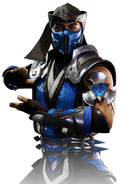 Sub-Zero en Mortal Kombat X, Injustice 2 y Mortal Kombat 11, otro de sus personajes mas conocidos.