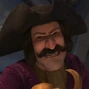 Capitán Garfio (Ian McShane) en Shrek tercero.