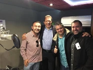 ActoresFukkatsuNoF2.jpg (60 kB) Parte del elenco principal tras finalizar la grabación del trailer.