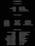 Créditos del HBO Max.