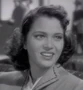 Claire Warren (Frances Rafferty) en Abbott y Costello: En Hollywood.