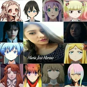 Maria Jose Moreno y sus Personajes Hecho por Frost Rider.