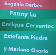 Créditos del cine (Voces principales).