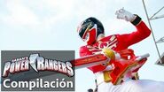 Power Rangers en Español La historia del Megaforce Ranger Rojo