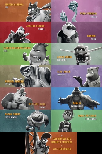 Reparto principal de actores de voz