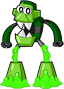 Gurggle también en Mixels.