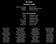 KLAUS Credits