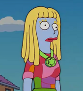 Golem Hembra en Los Simpson.