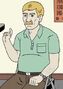 El croata en Ugly Americans.