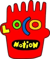 Primer logotipo de Locomotion (1996-1999)