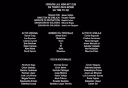 Créditos de streaming/DVD.