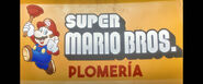Logotipo de Super Mario Bros. Plomería.