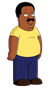 Cleveland Brown (1ª voz) en Padre de familia.