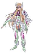 Yuna de Águila en Los Caballeros del Zodiaco Omega.