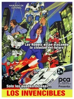 Poster de la película con el título "Los invencibles"