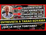 ⍟ZTV-Entrevista a TAKAO KOYAMA, creador de las PELÍCULAS de DRAGON BALL Z - ¿Qué le decía TORIYAMA?⍟