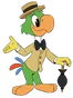 José Carioca en Mickey Mouse Works, El show del ratón, Mickey: Aventuras sobre ruedas, Patoaventuras y La leyenda de los tres caballeros.