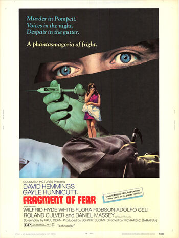 Fragment of Fear poster 1970