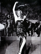 Gilda (Rita Hayworth) en Gilda.