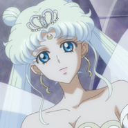 Neo-Reina Serenity en Sailor Moon y Sailor Moon Crystal.