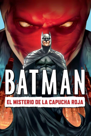 máscara de batman capucha roja