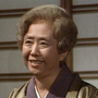 Shin "Oshin" Tanokura (anciana) en la recordada telenovela japonesa Oshin.