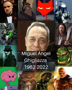 Homenaje a Miguel Ángel Ghigliazza. Q.E.P.D. Querido y amado actor de doblaje que con su inesperada partida se ha dejado un gran vacío, pero cuyo legado perdurará por siempre.