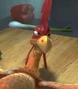 Charles, el gallo en Animales al ataque.