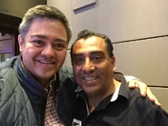 Dia6Foto26DBZLRFLuisAlfonsoMendoza.jpg (84 kB) Foto Nº 26. Con Luis Alfonso Mendoza, voz de Gohan.