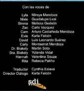 Créditos del episodio 7