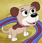 Cupcake en Pound Puppies.